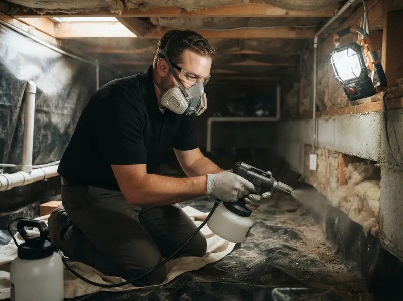 Crawlspace and Attic Sanitary Decontamination in Auburn, WA